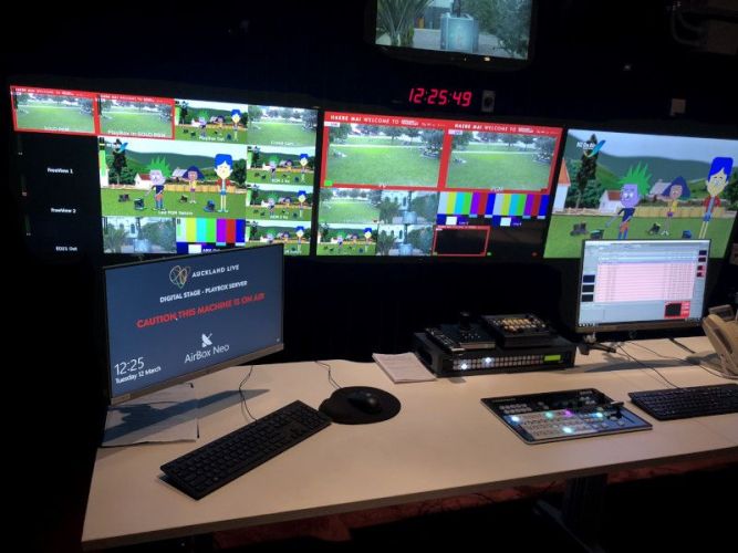 Auckland Live Video Control Room