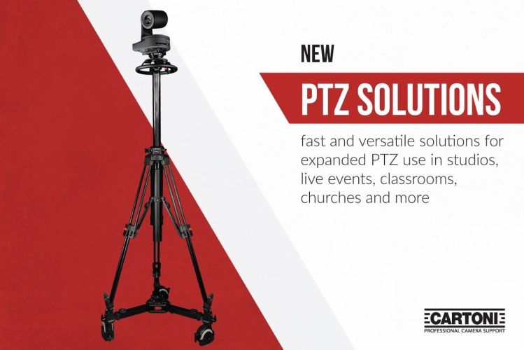 New PTZ Solutions from Cartoni