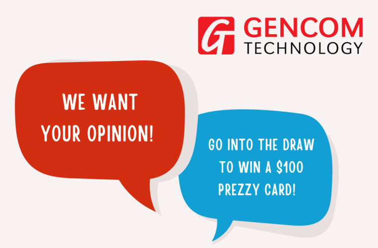Last Chance! Take our IT survey, go into the draw to win a $100 prezzy card! 