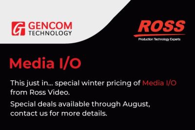 Ross Media I/O - Special deals through August