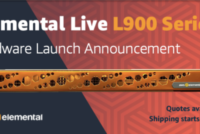 Introducing the brand new Elemental Live L900 Series from AWS! 